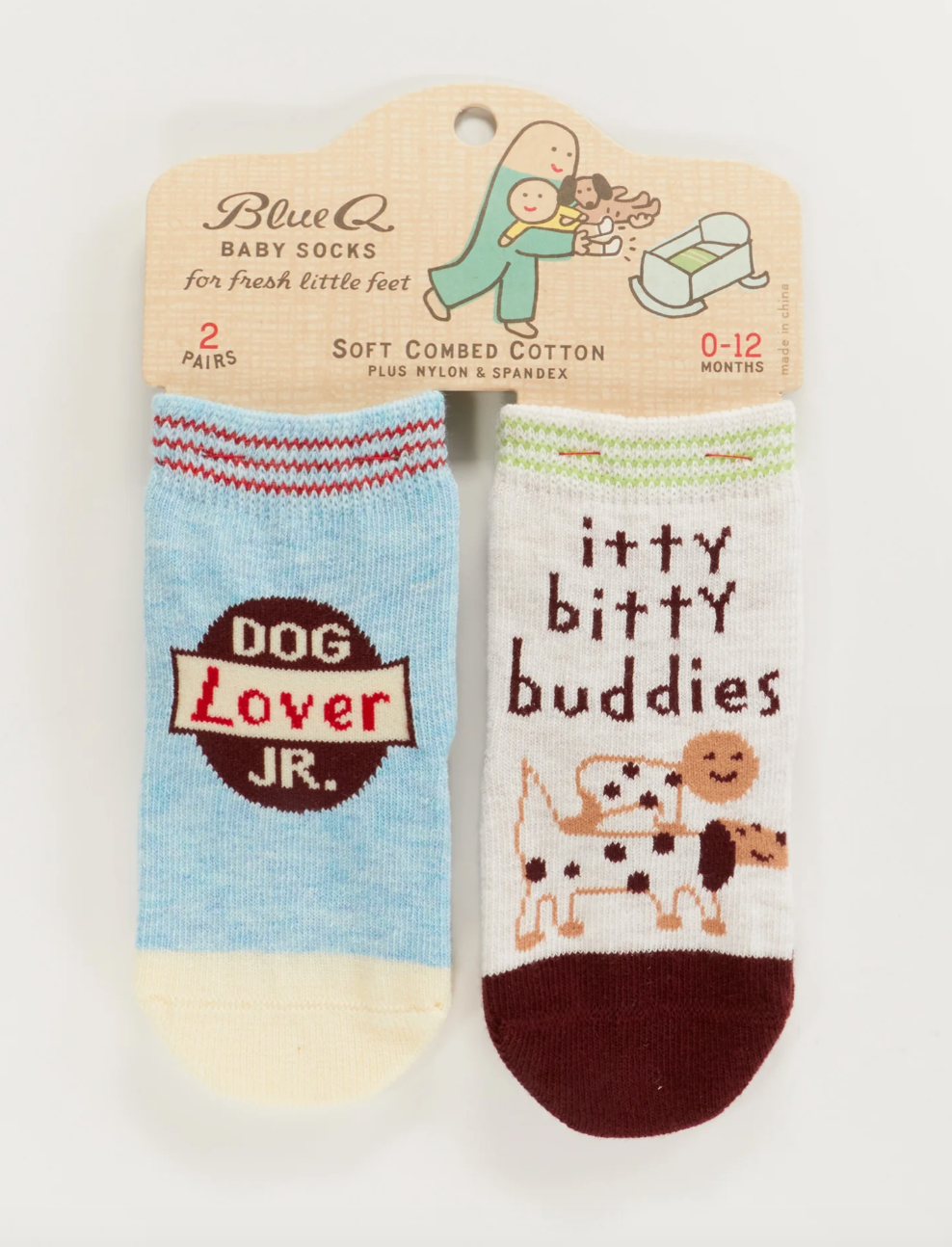 Dog Lover/Buddies Baby Socks