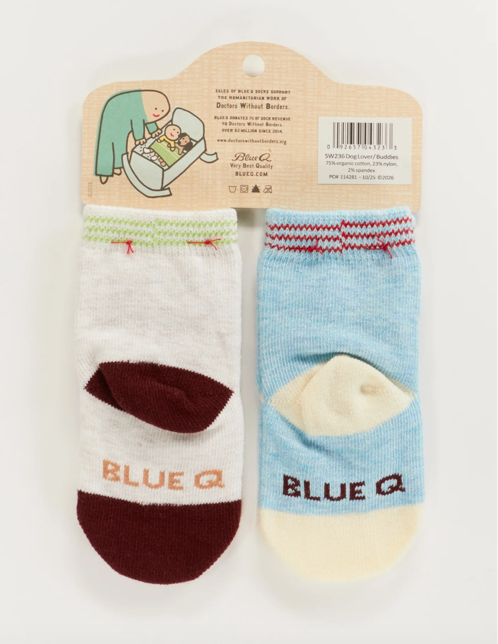 Dog Lover/Buddies Baby Socks
