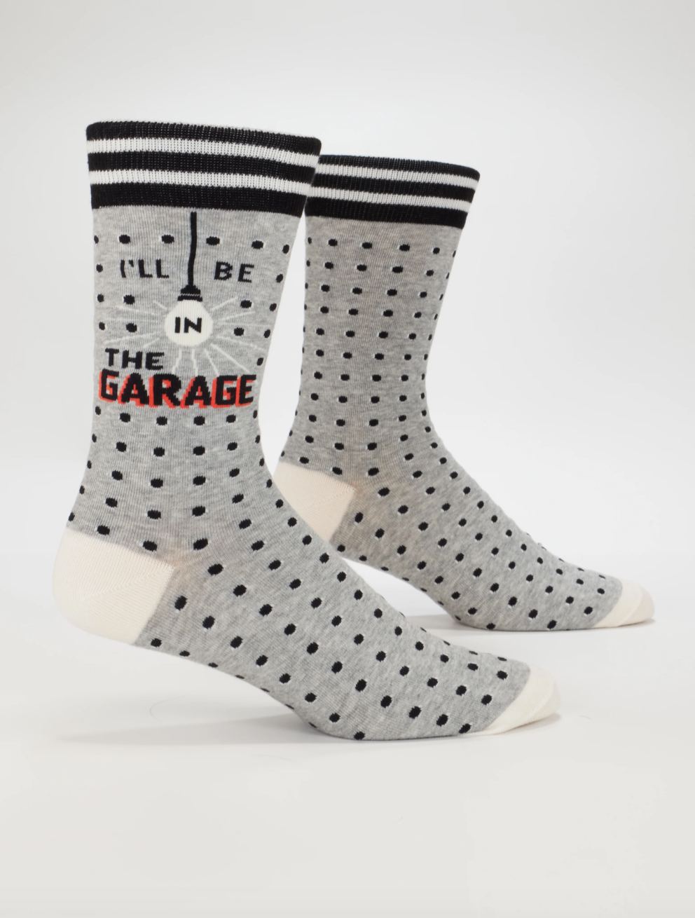 I'll Be In The Garage Men's Crew Socks