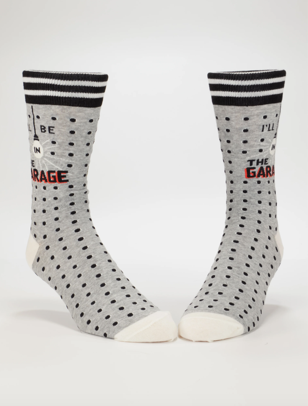 I'll Be In The Garage Men's Crew Socks
