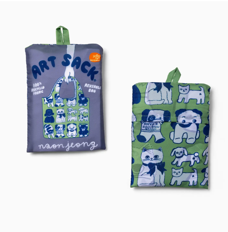 Snuggle Society Art Sack/ Reusable Bag