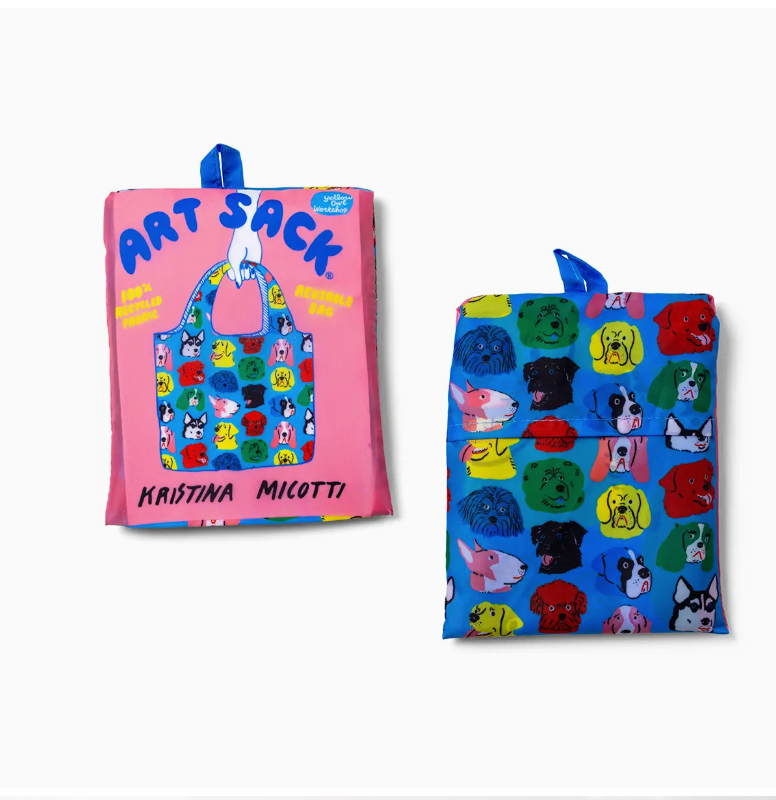 Dogs Art Sack/ Reusable Bag