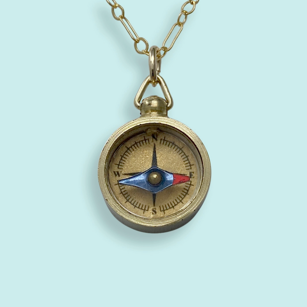 Tiny Compass Necklace