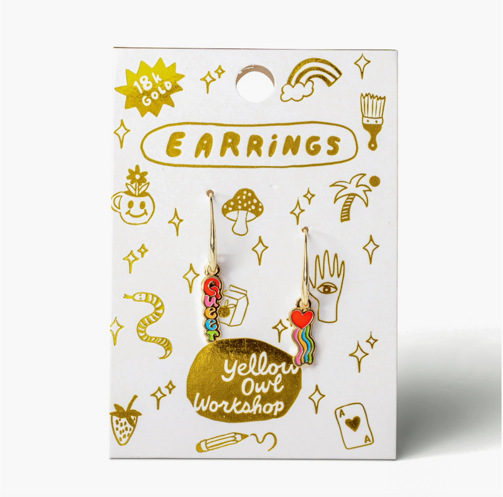 Queer Heart Earrings