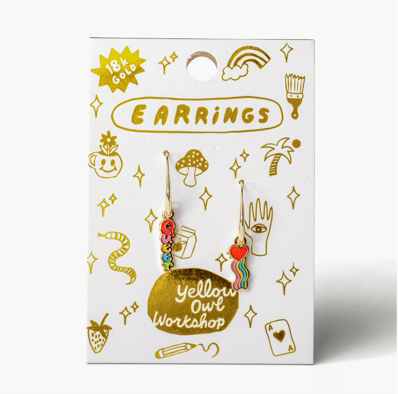 Queer Heart Earrings