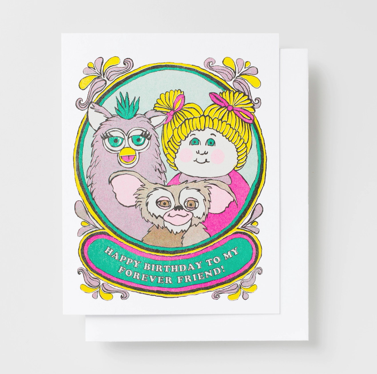 Happy Birthday Forever Friend Greeting Card