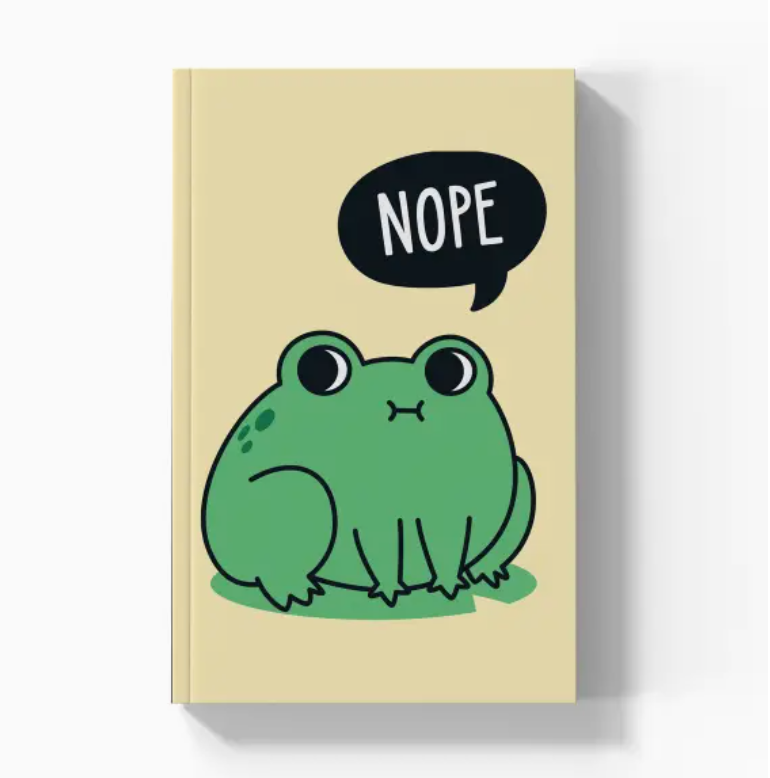 Nope Frog Notebook