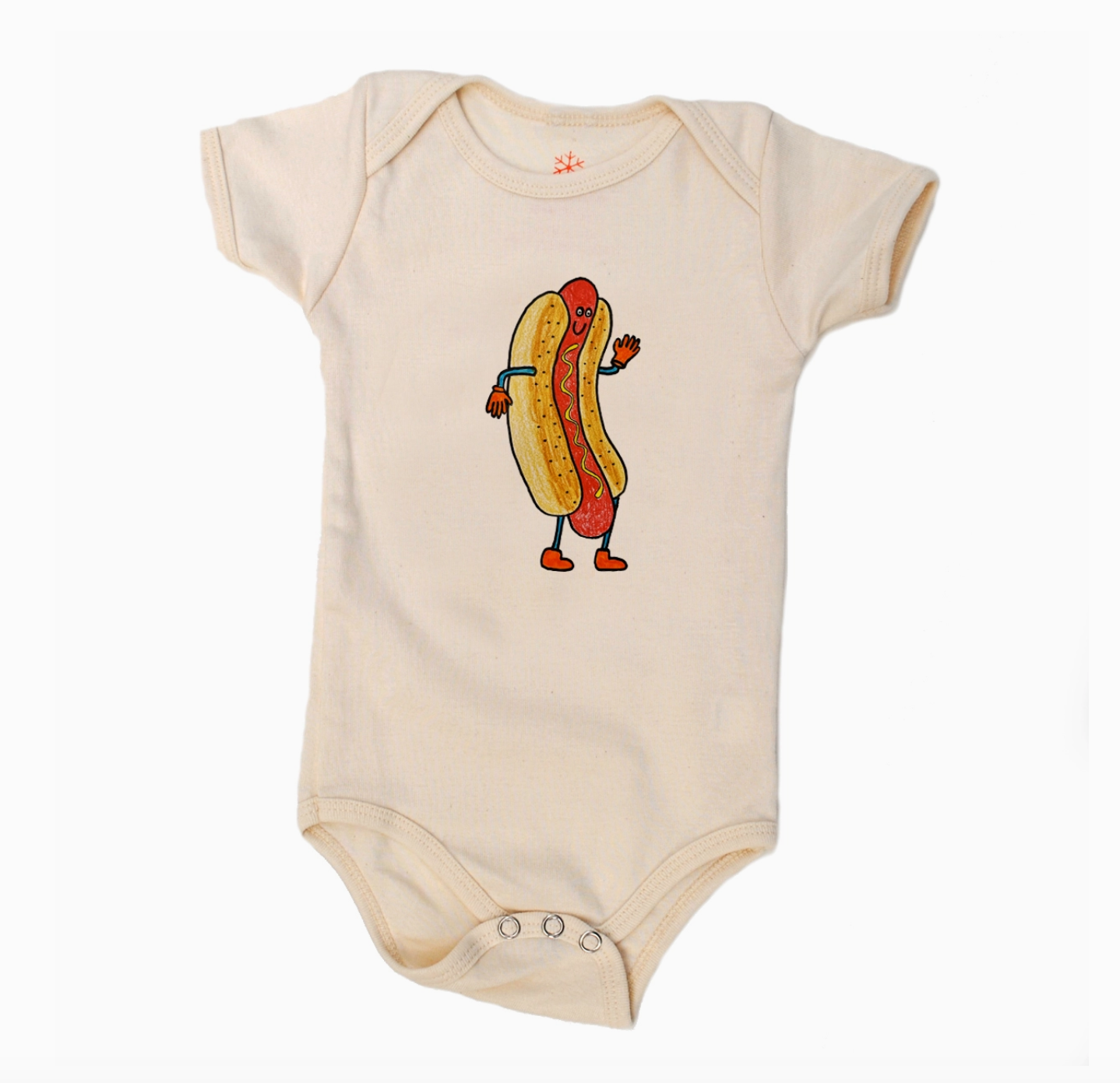 Hot Dog Baby Onesie