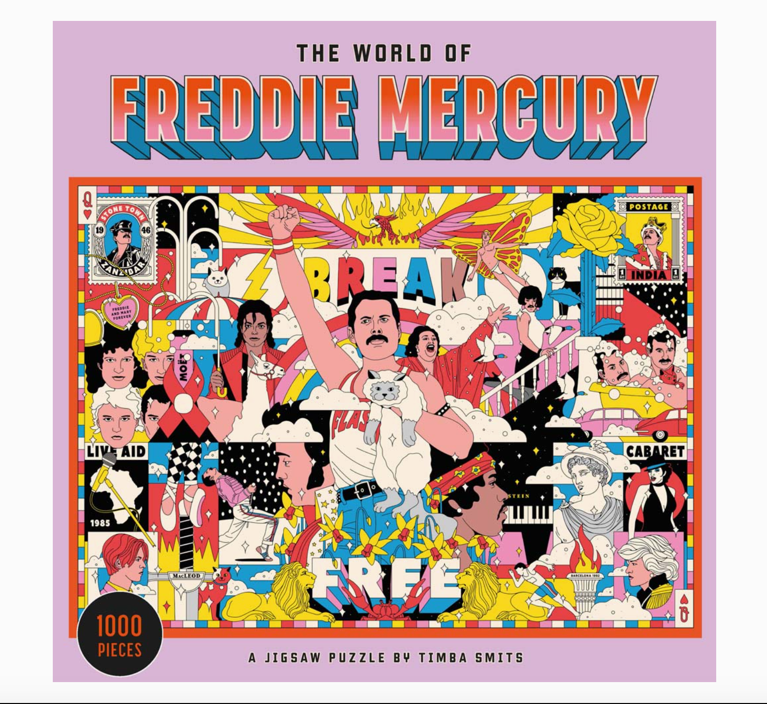The World of Freddie Mercury 1000 Piece Puzzle