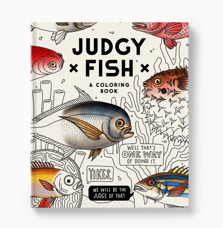 Judgy Fish Coloring Book