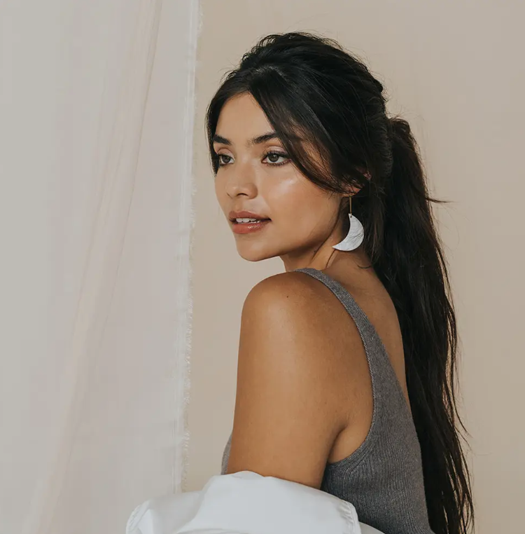 Mother of Pearl Rajani Drop Earrings