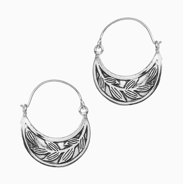 Patra Vine Hoop Earrings