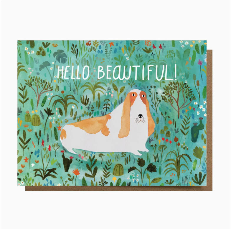 Hello Beautiful Greeting Card
