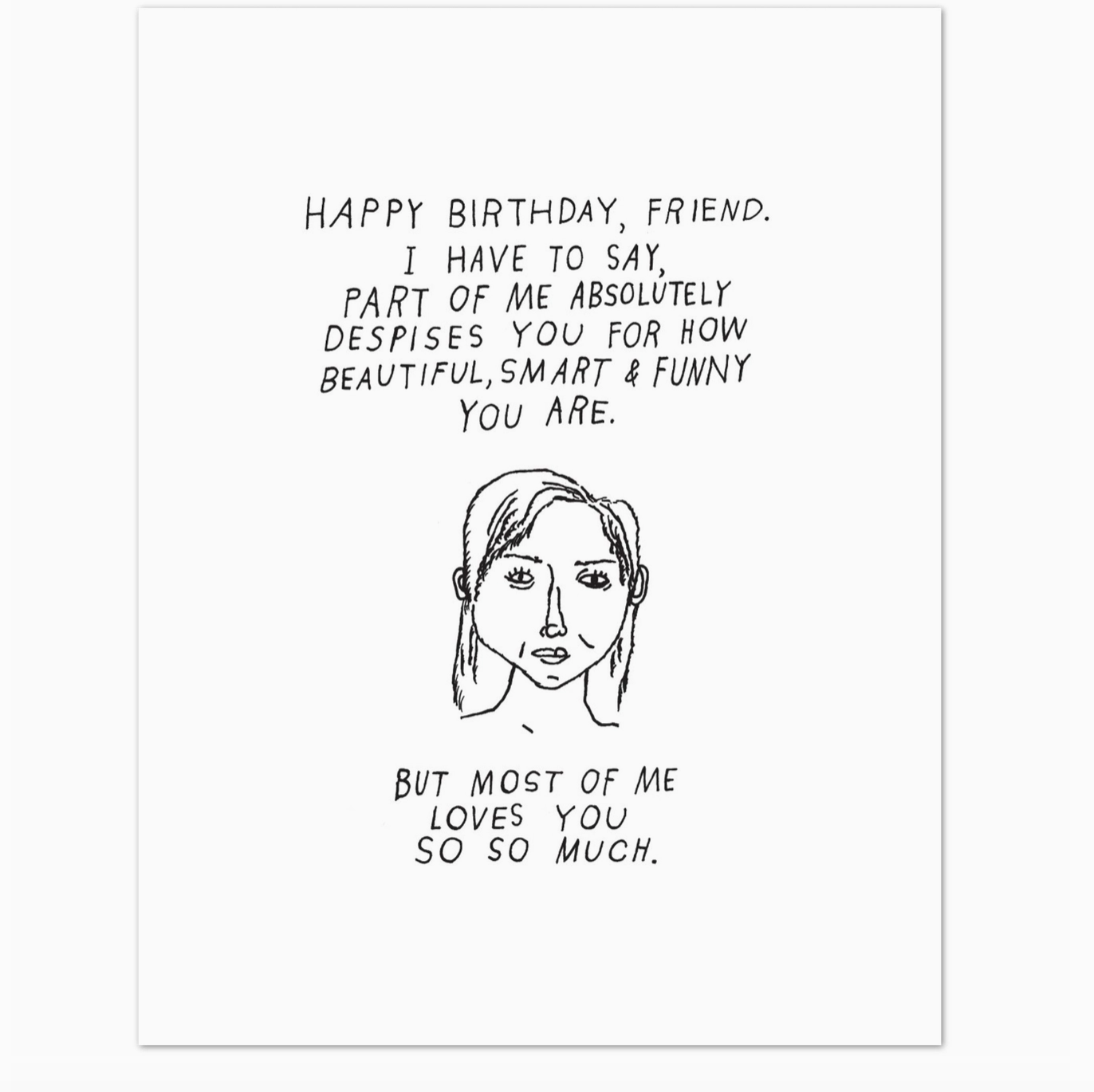 Despise You Greeting Card