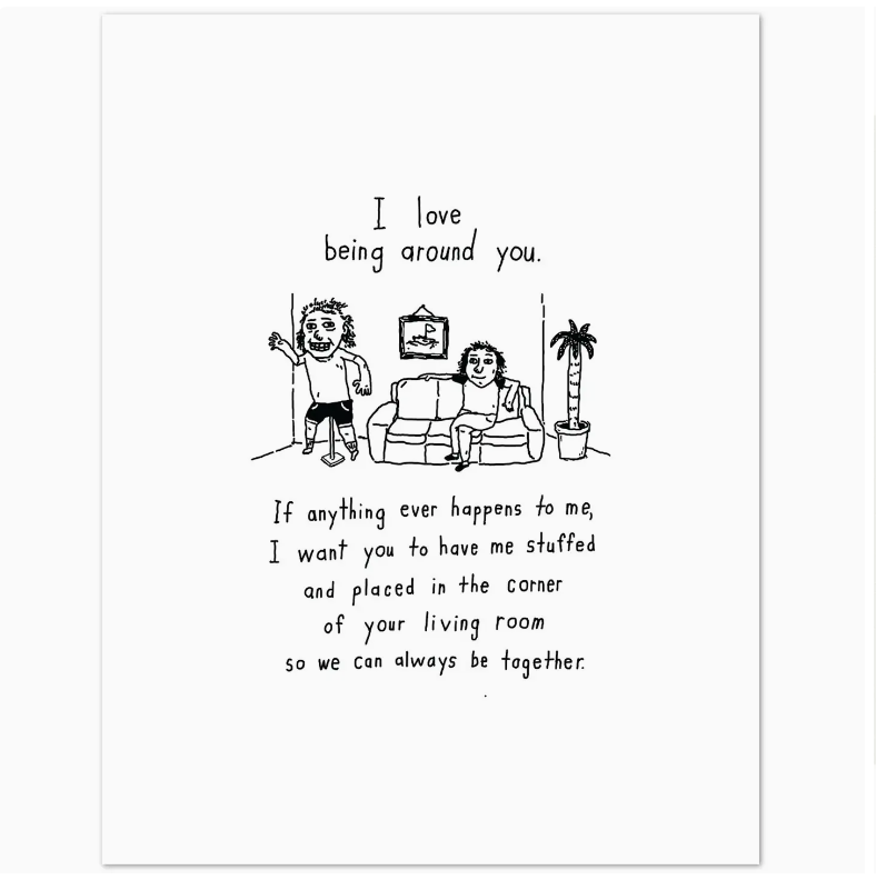 Stuff Me Greeting Card