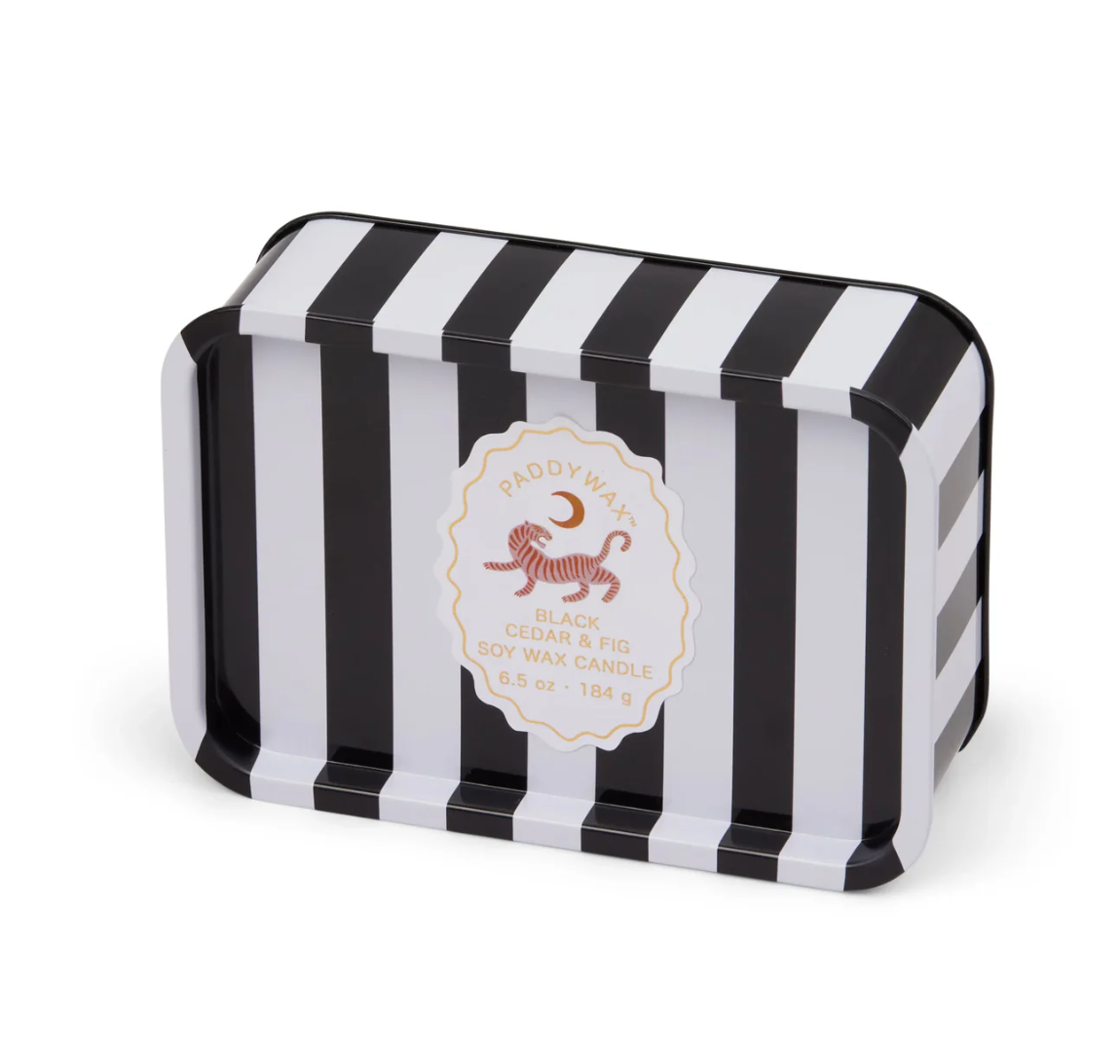 Cedar & Black Fig Tin Candle