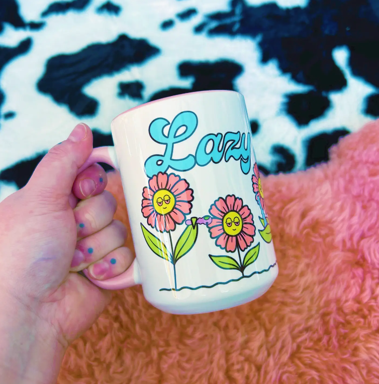 Laisy Daisy Ceramic Mug
