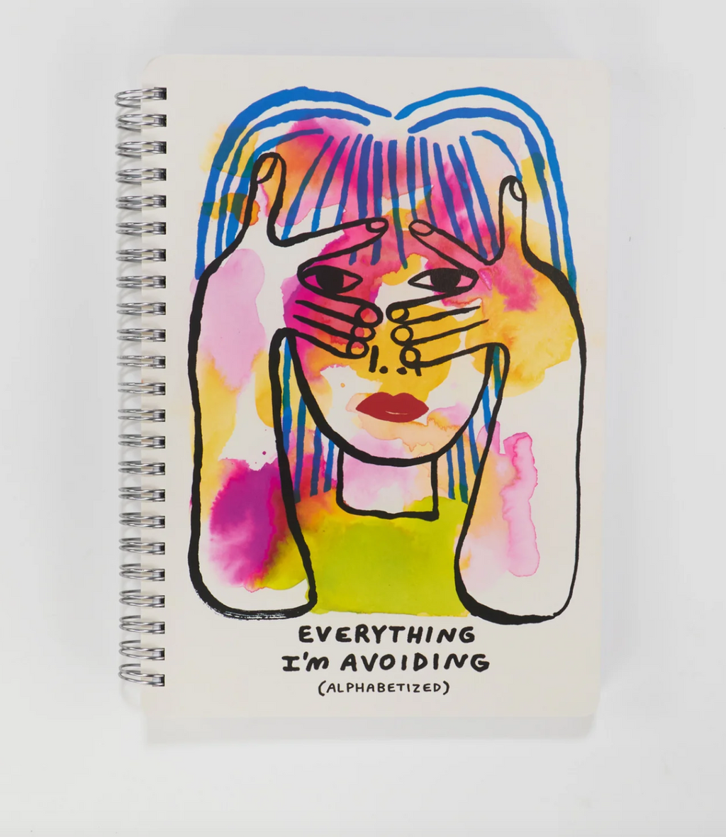 Everything Avoiding 6x8 Spiral Notebook