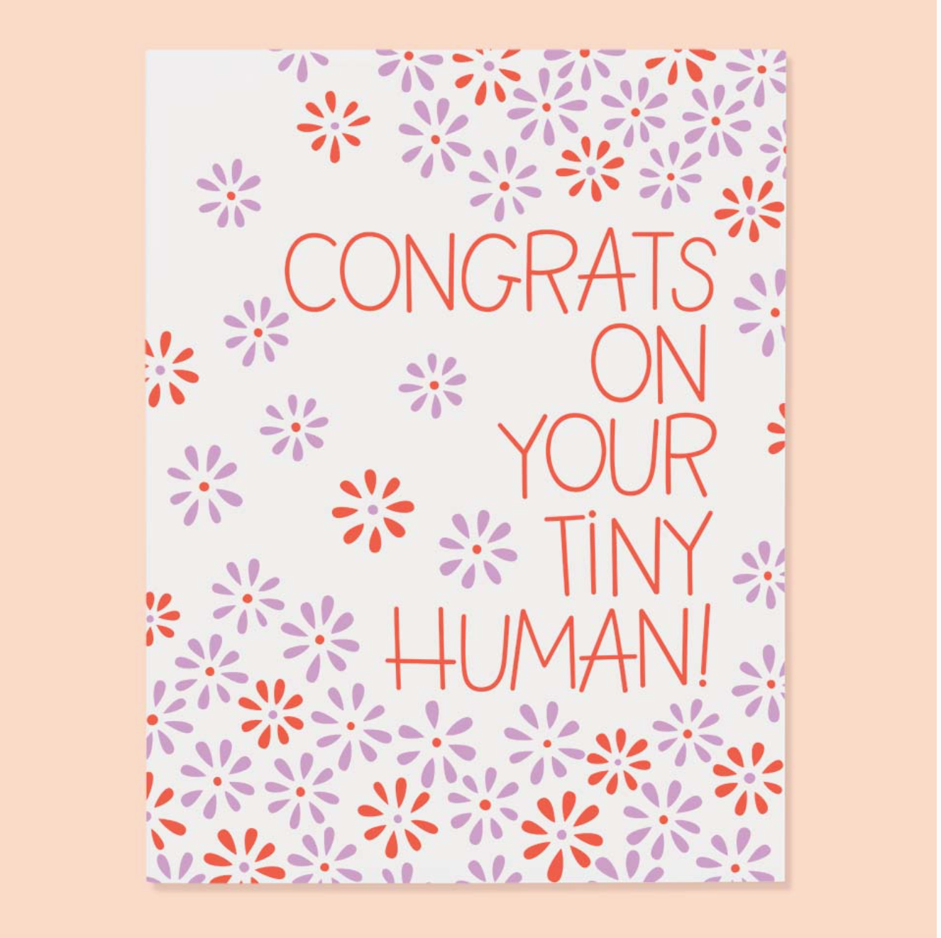 Congrats On Your Tiny Human Greeting Card