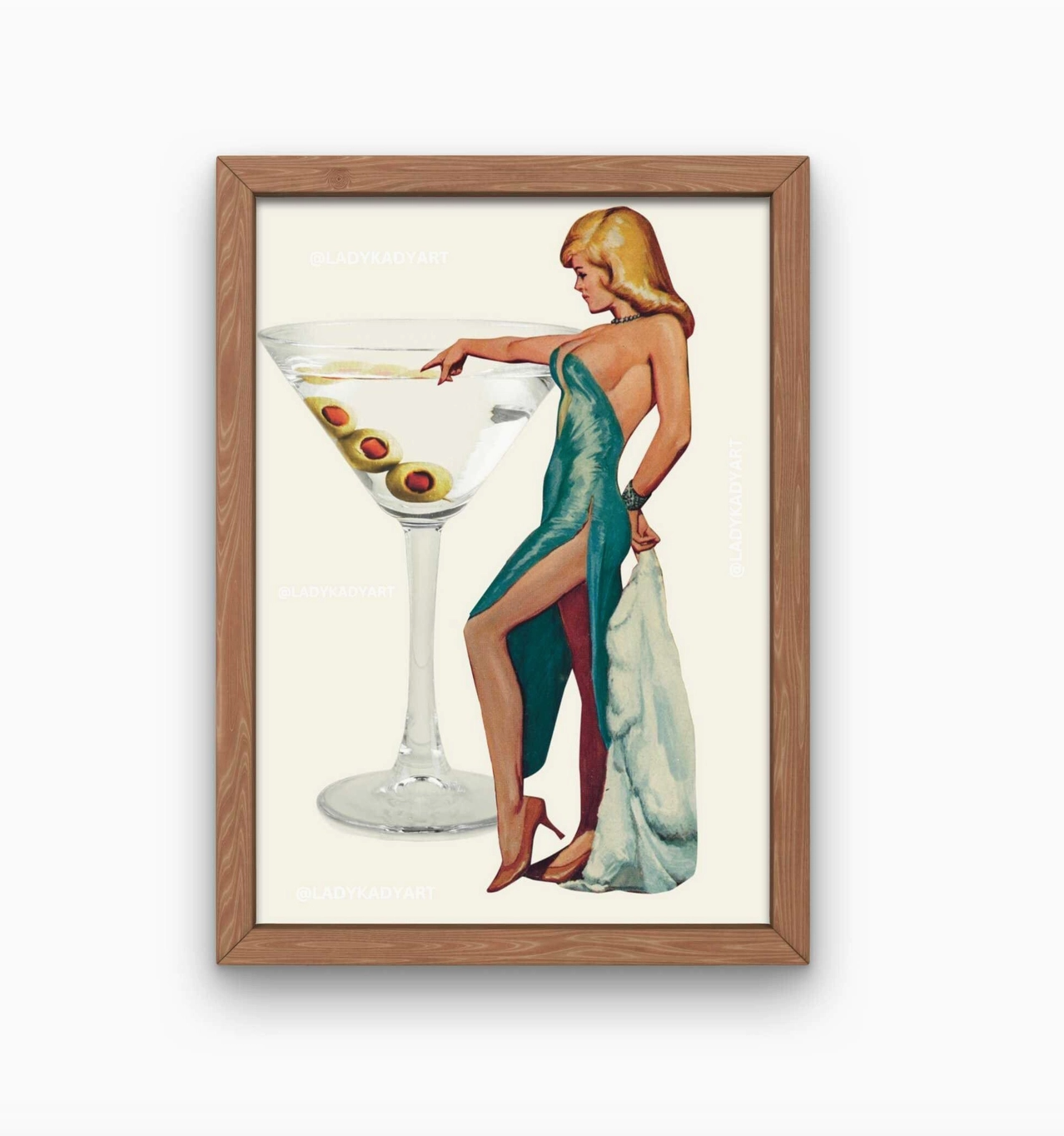 Dirty Martini Art Print