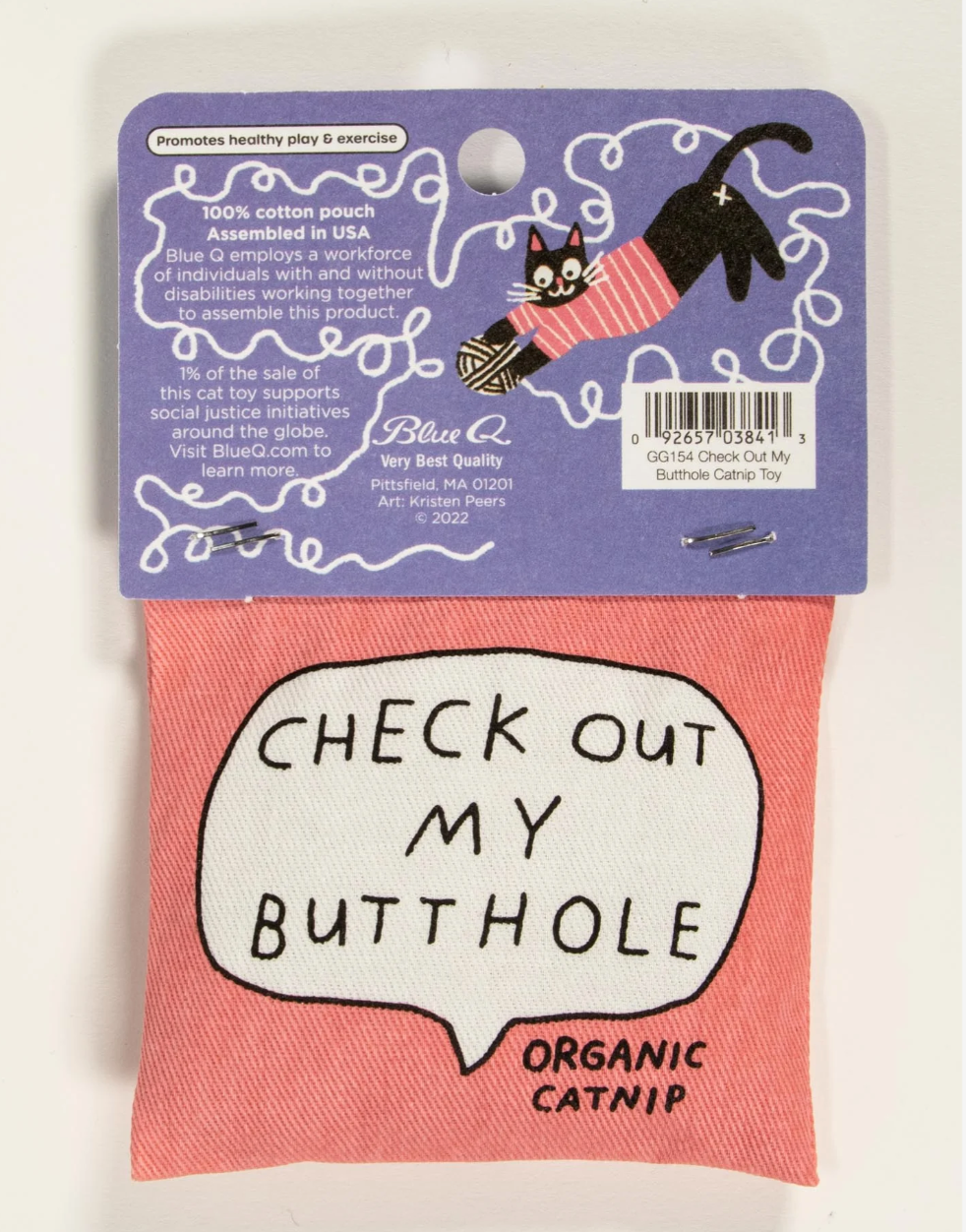 Check Out My Butthole Catnip Toy