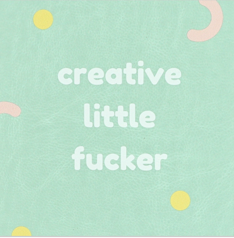 Creative Little Fucker Journal/Notebook