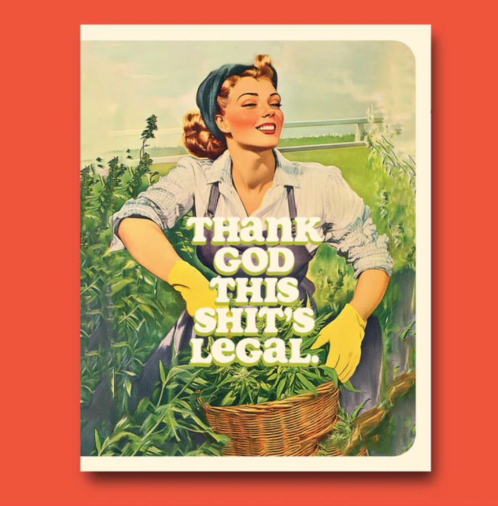 Shit's Legal Greeting Card