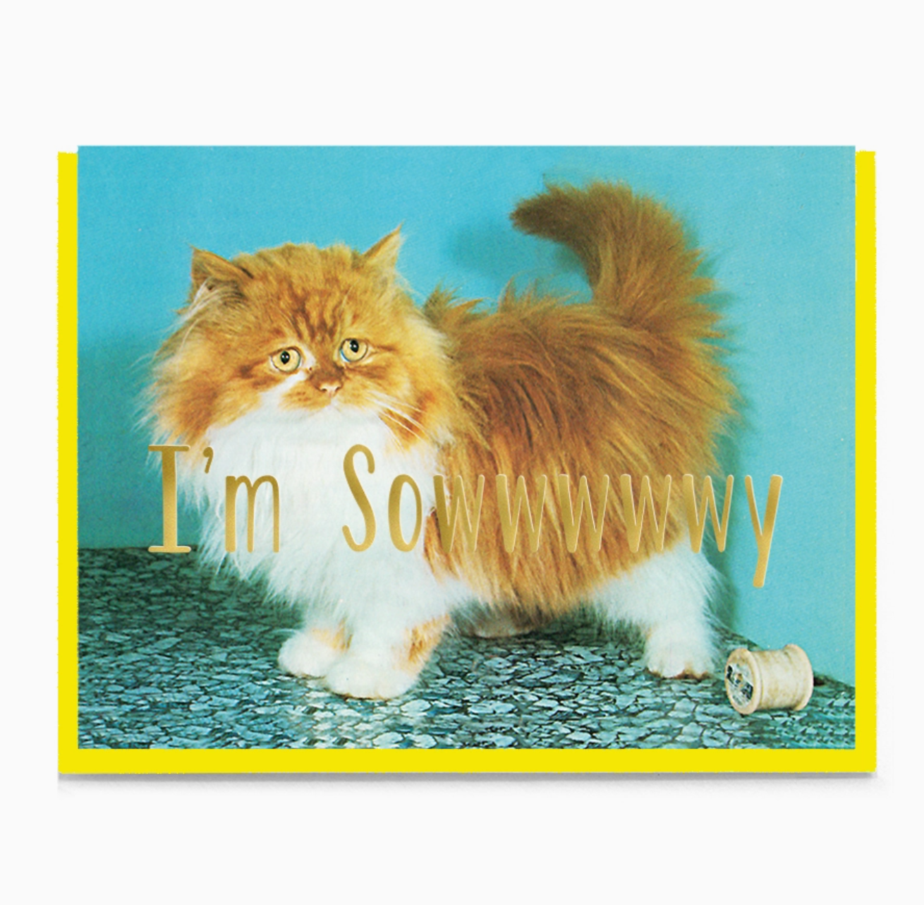 I’m Sowwwy Greeting Card