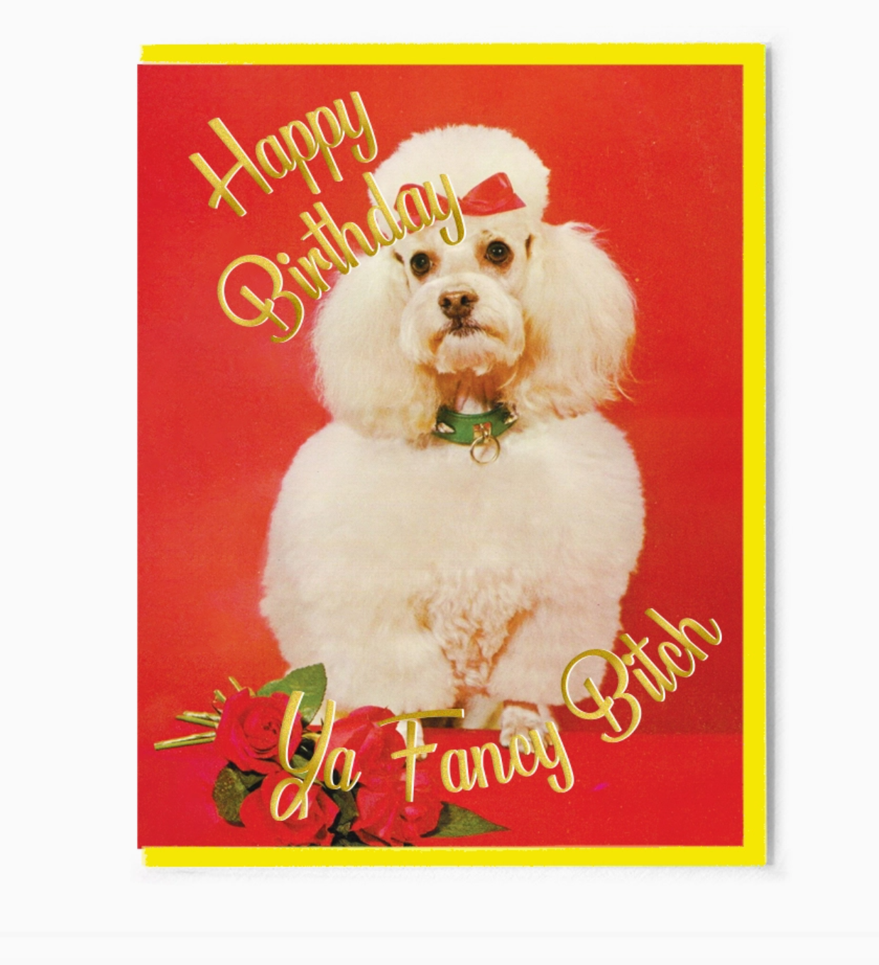 Happy Birthday Ya Fancy Bitch Greeting Card
