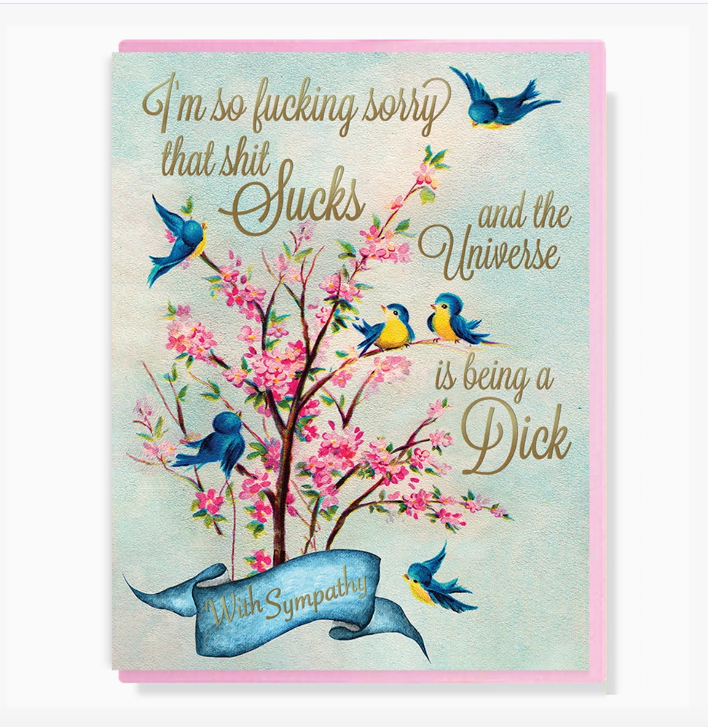 I'm Sorry The Universe is Being a Dick Sympathy Card