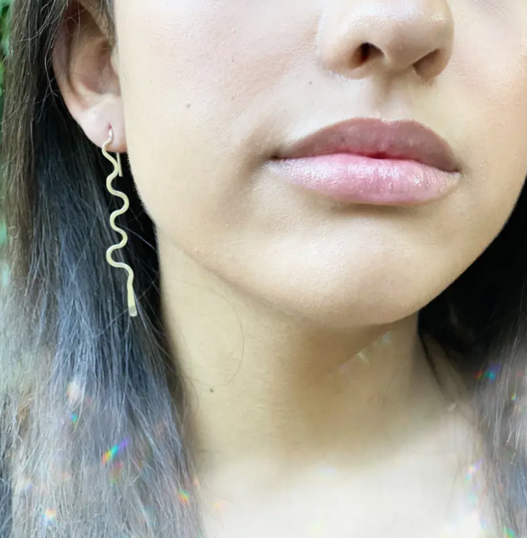 Squiggle Threader Earrings
