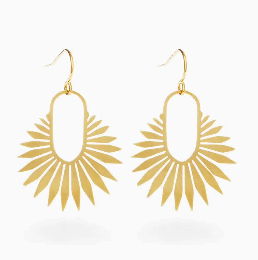 Small Dahlia Earrings