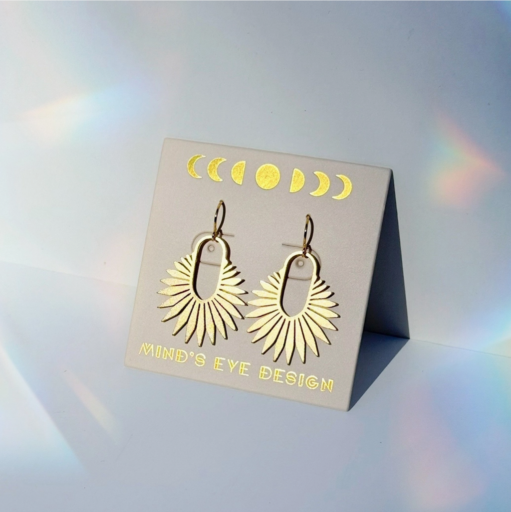 Small Dahlia Earrings