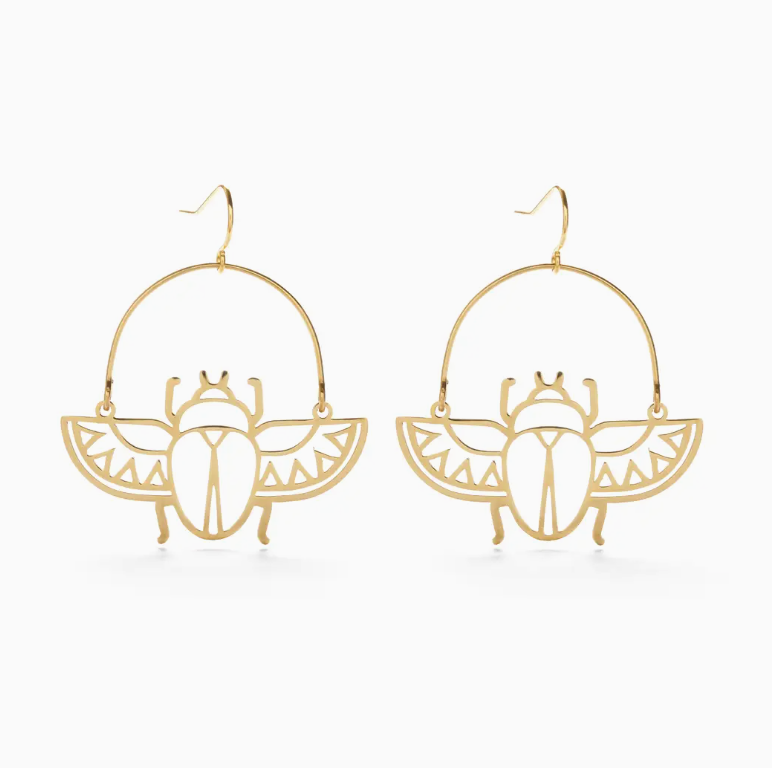 Scarab Hoops