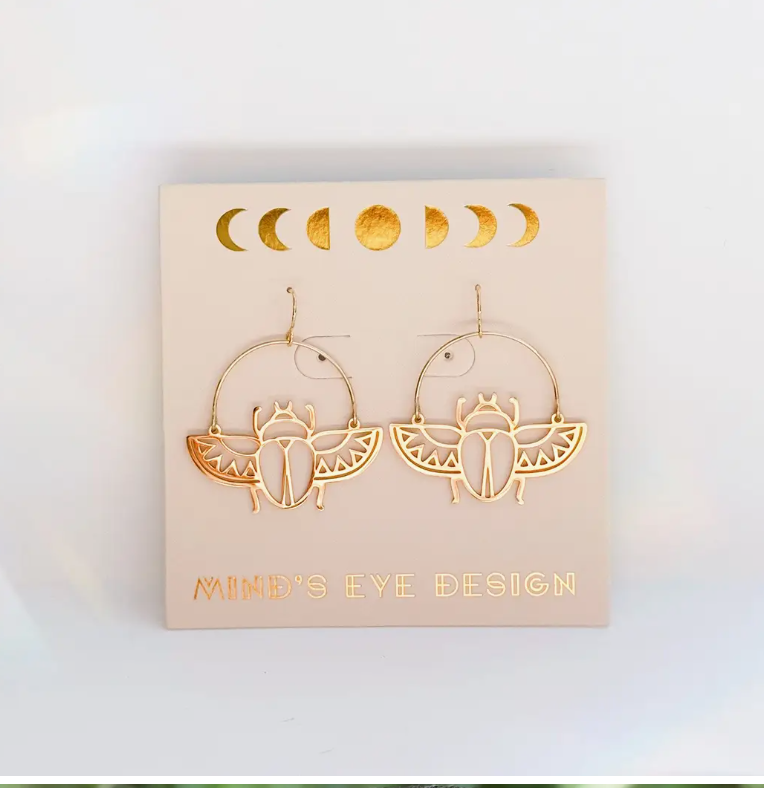 Scarab Hoops