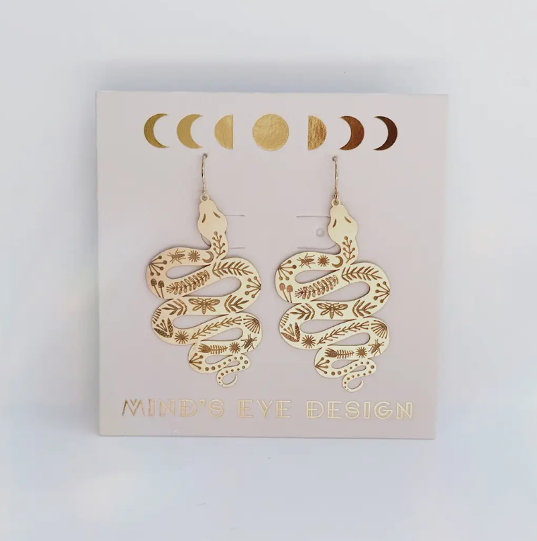 Garden Snake Earrings