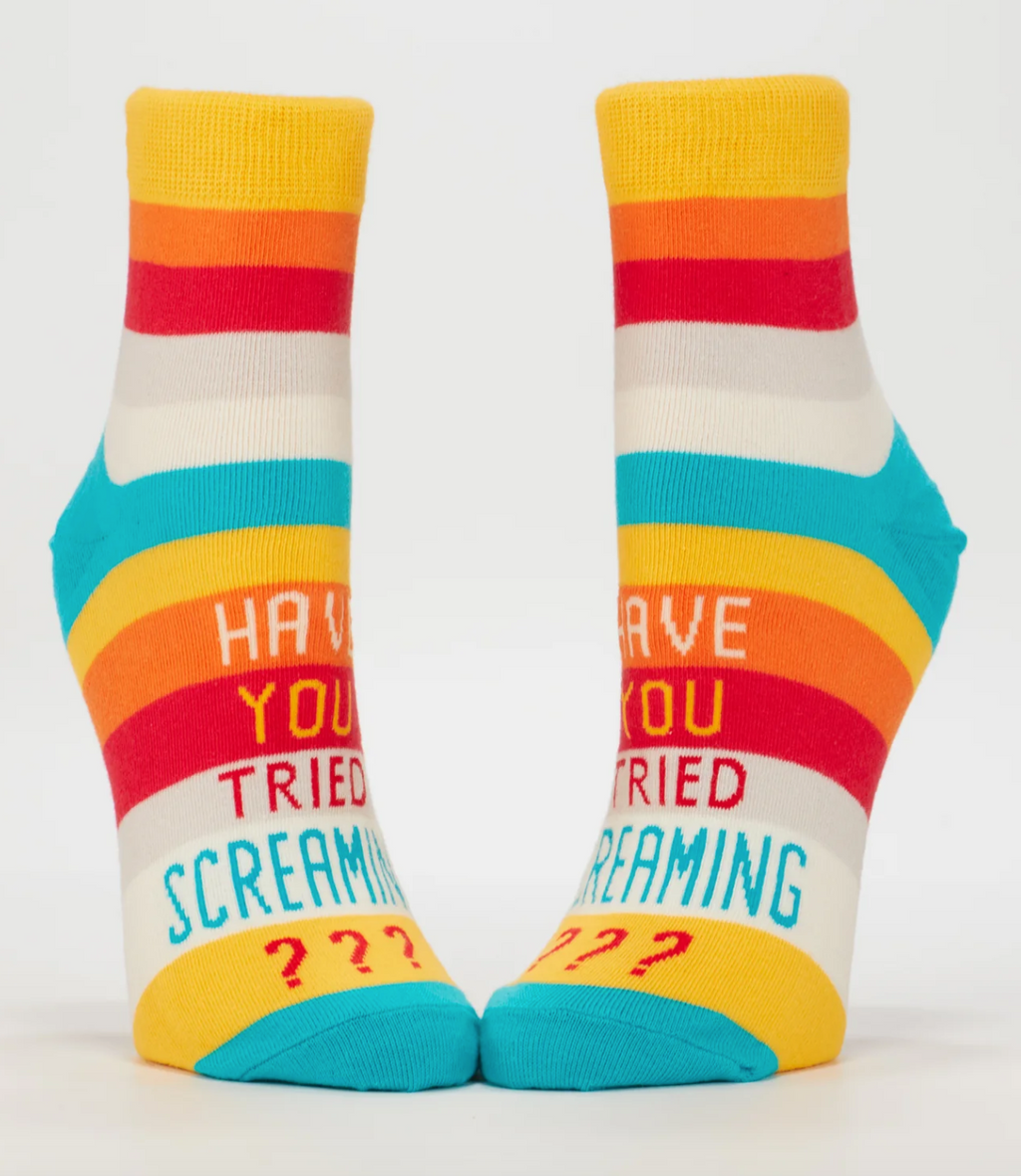 Have You Tried Screaming Women's Ankle Socks