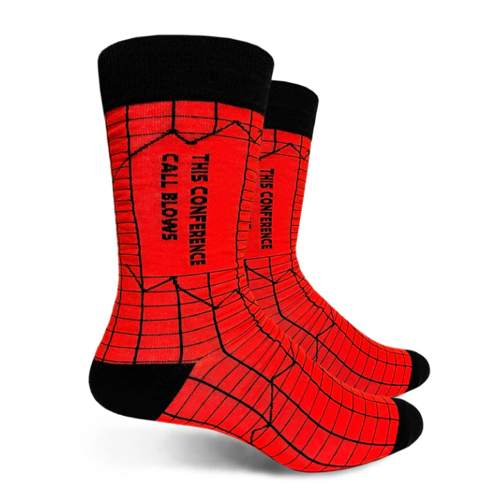 This Conference Call Blows Men's Crew Socks