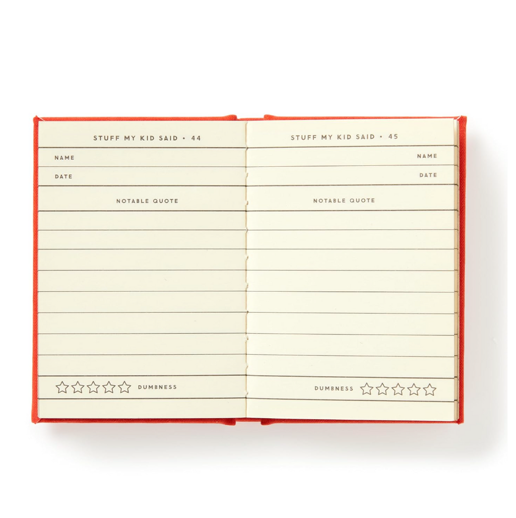 Dumb Things My Kid Said Tiny Diary