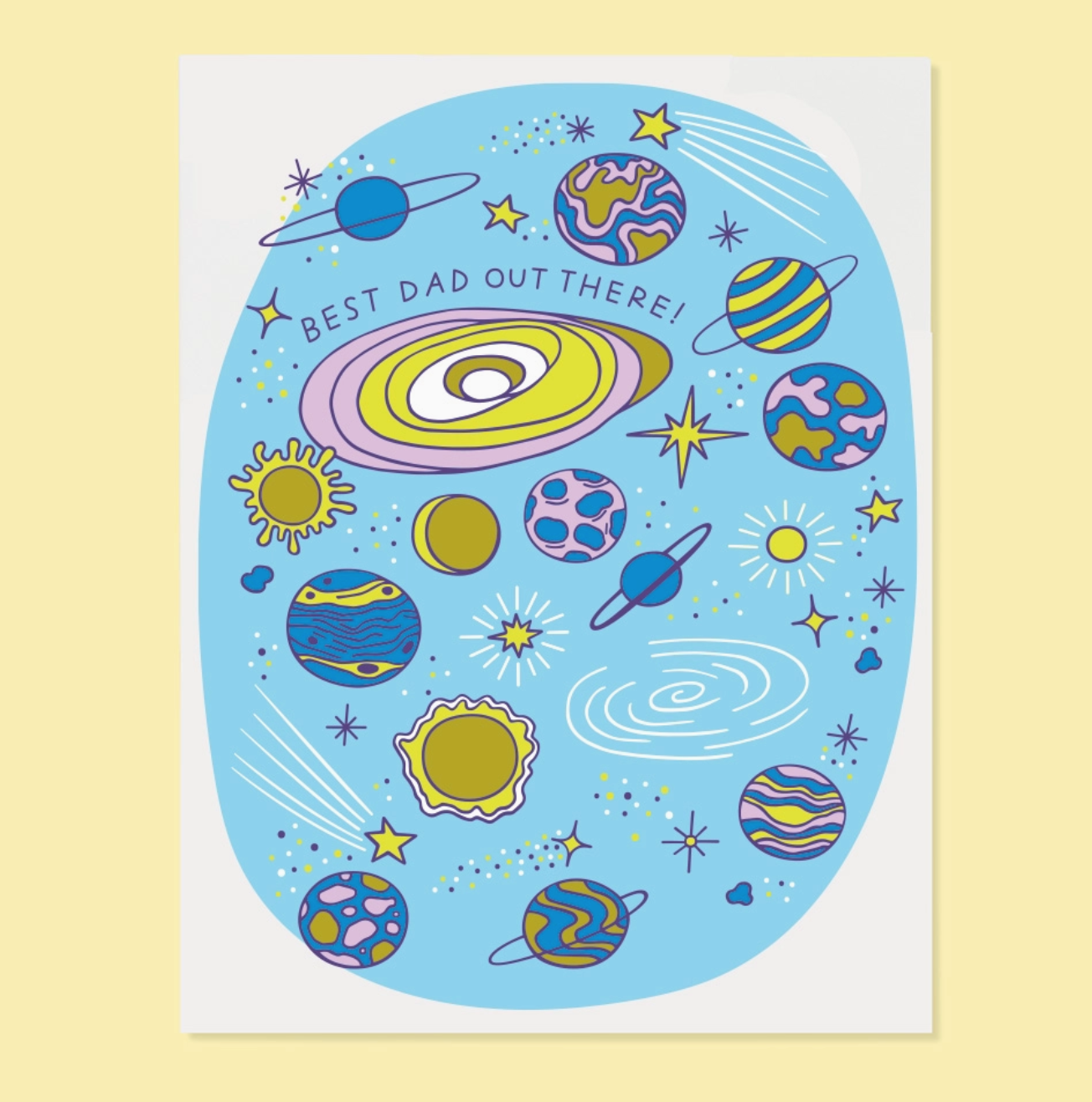 Best Dad Out There Father's Day Greeting Card