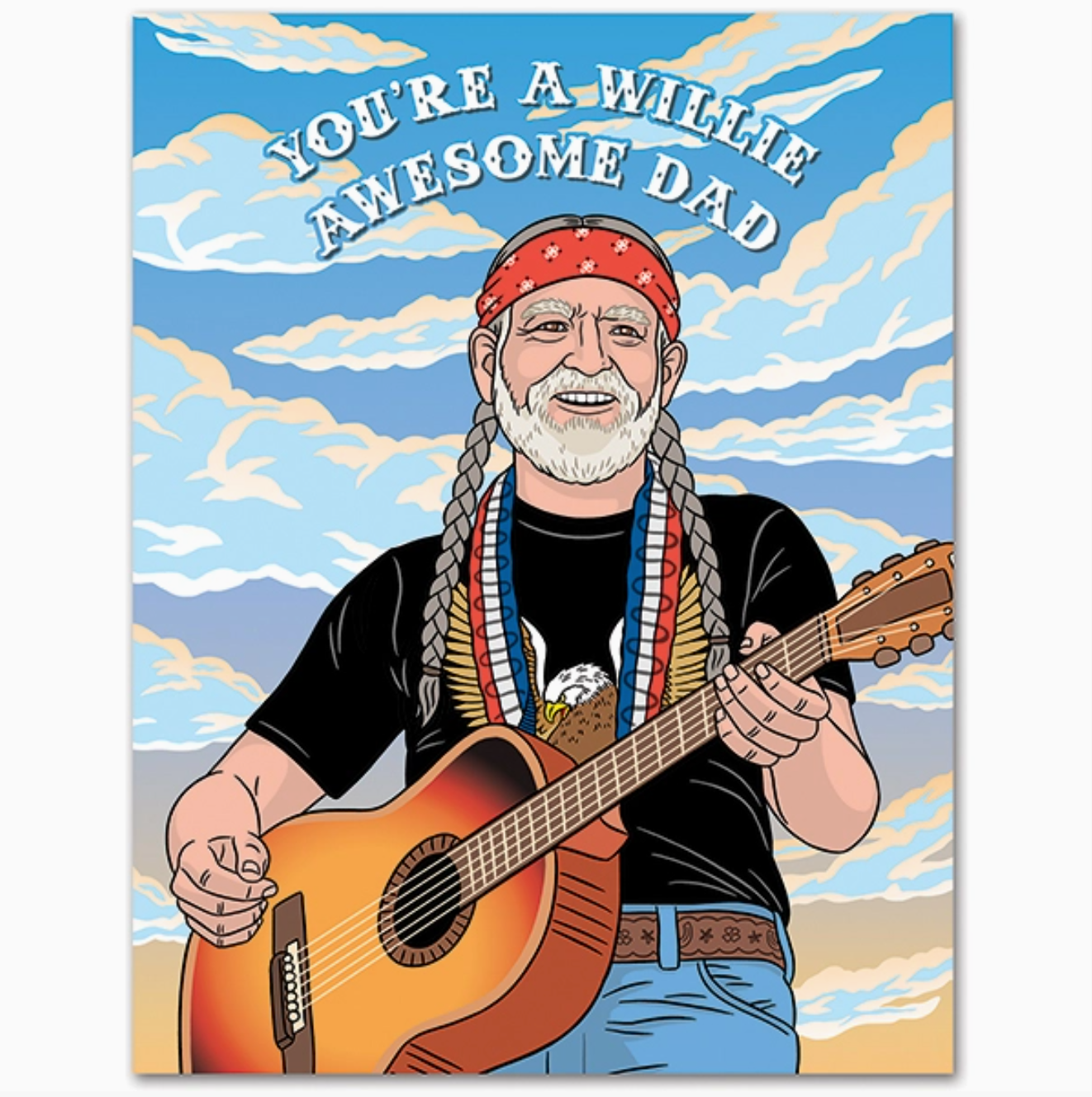 Willie Awesome Dad, Father's Day Greeting Card