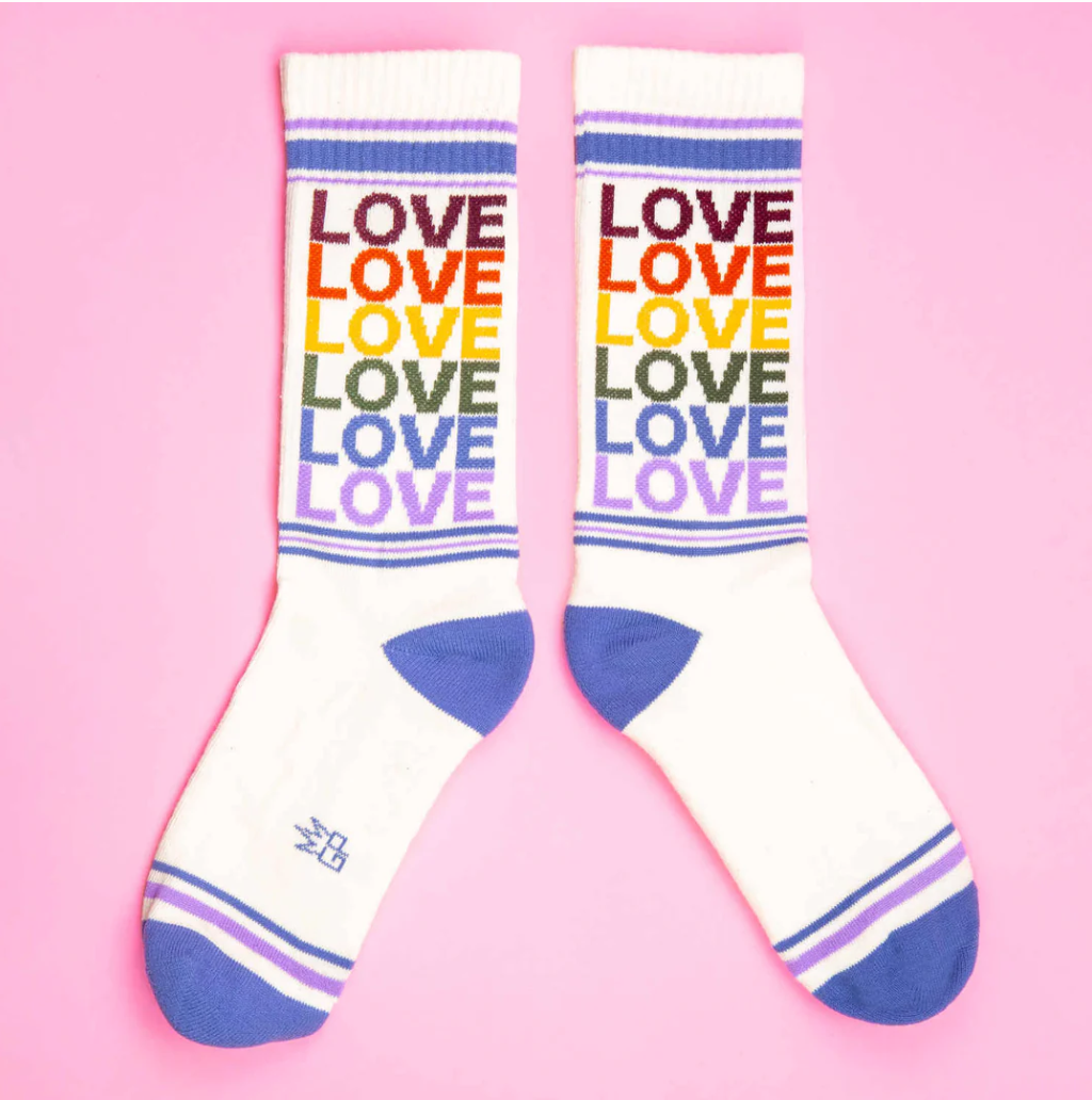 Rainbow Love Unisex Socks