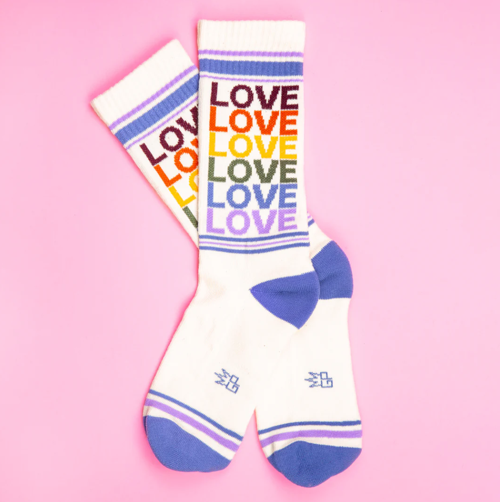 Rainbow Love Unisex Socks