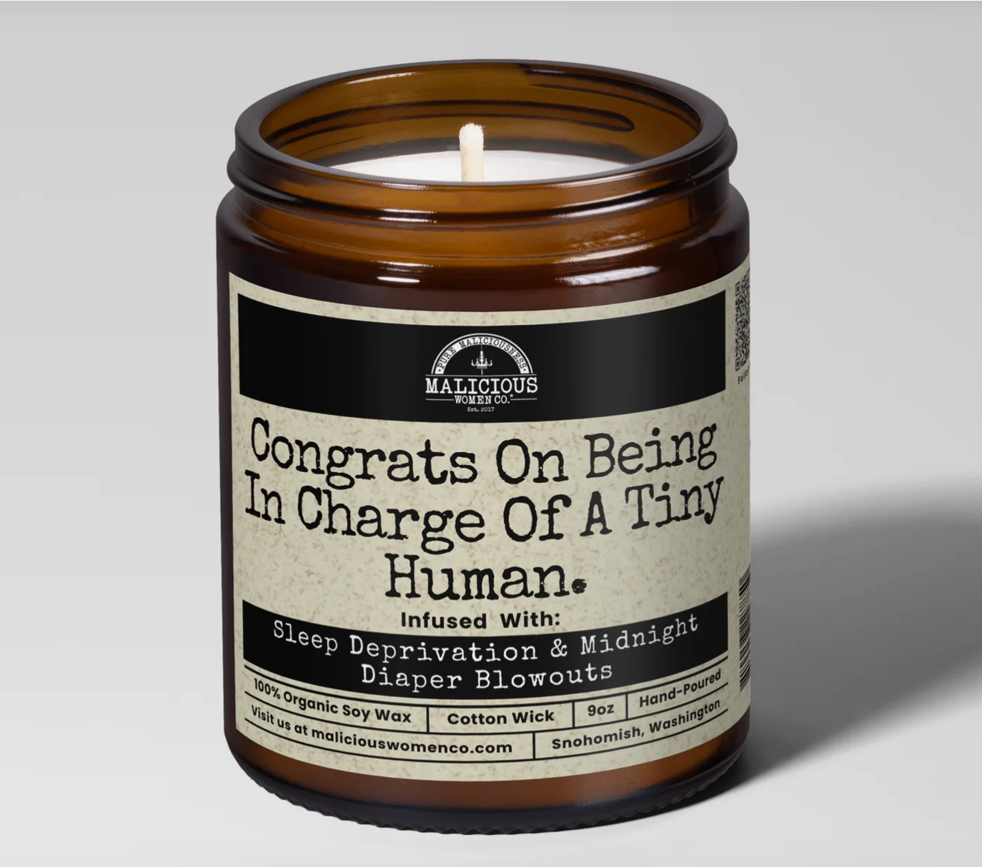 Congrats on Being in Charge of a Tiny Human Candle