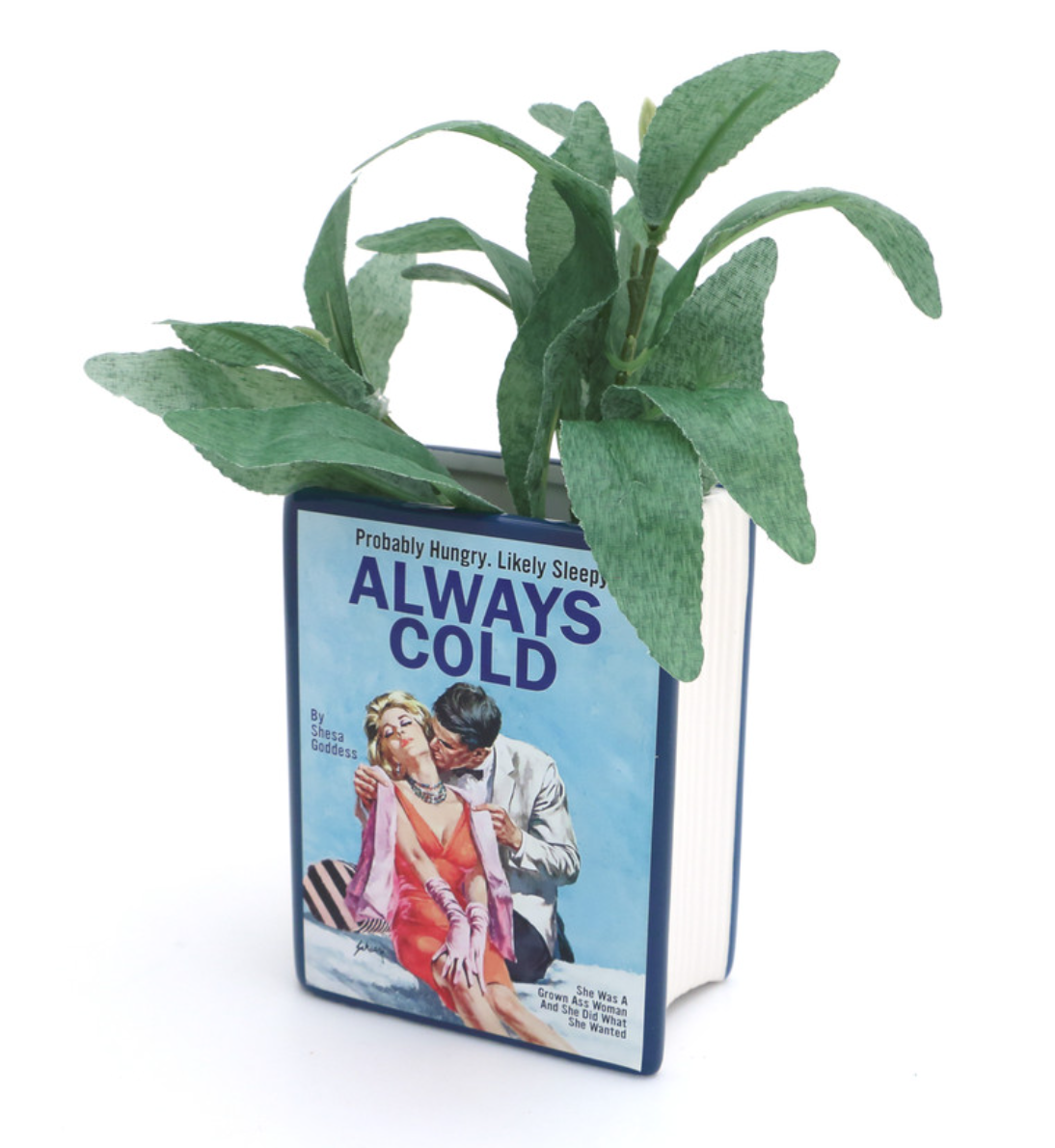 Always Cold Book Pencil Holder/ Vase