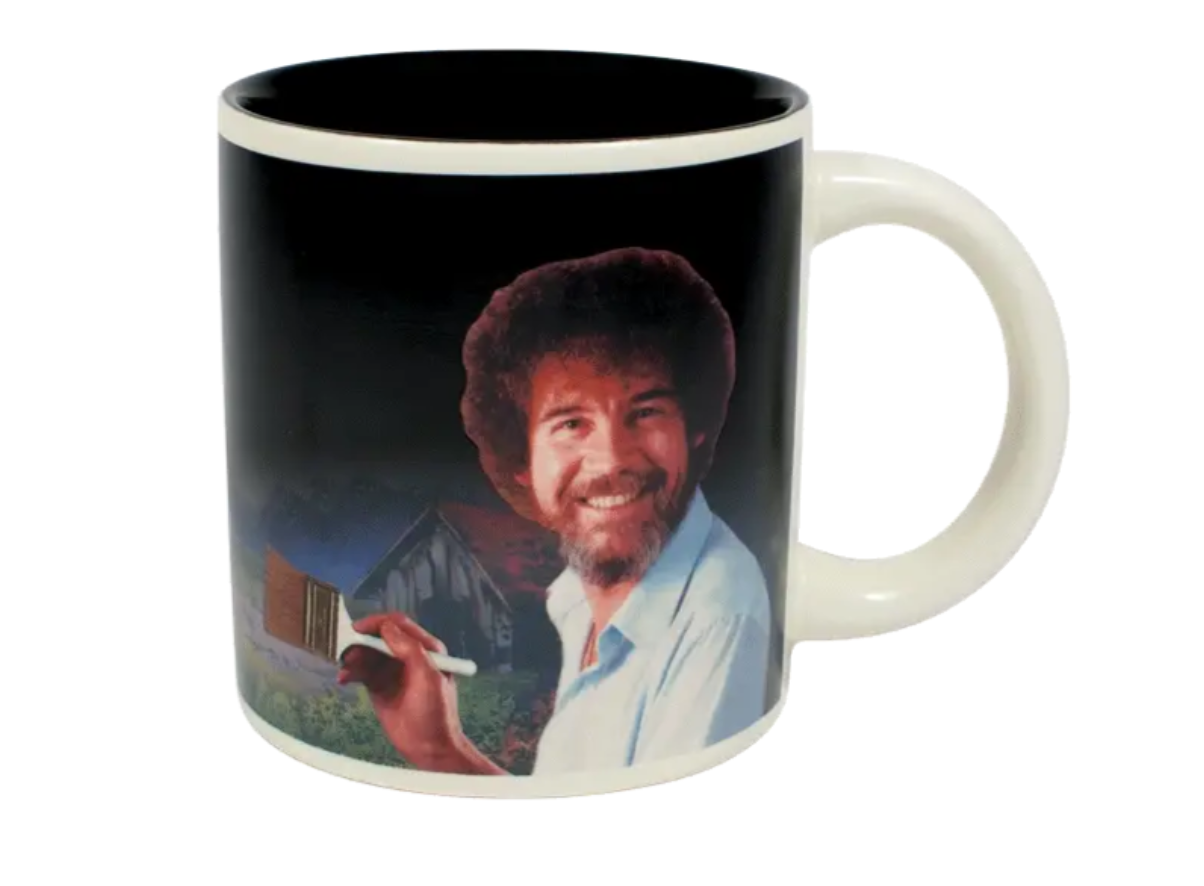 Bob Ross Self Painting Mug
