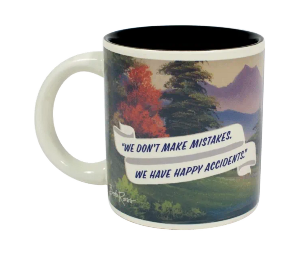 Bob Ross Self Painting Mug