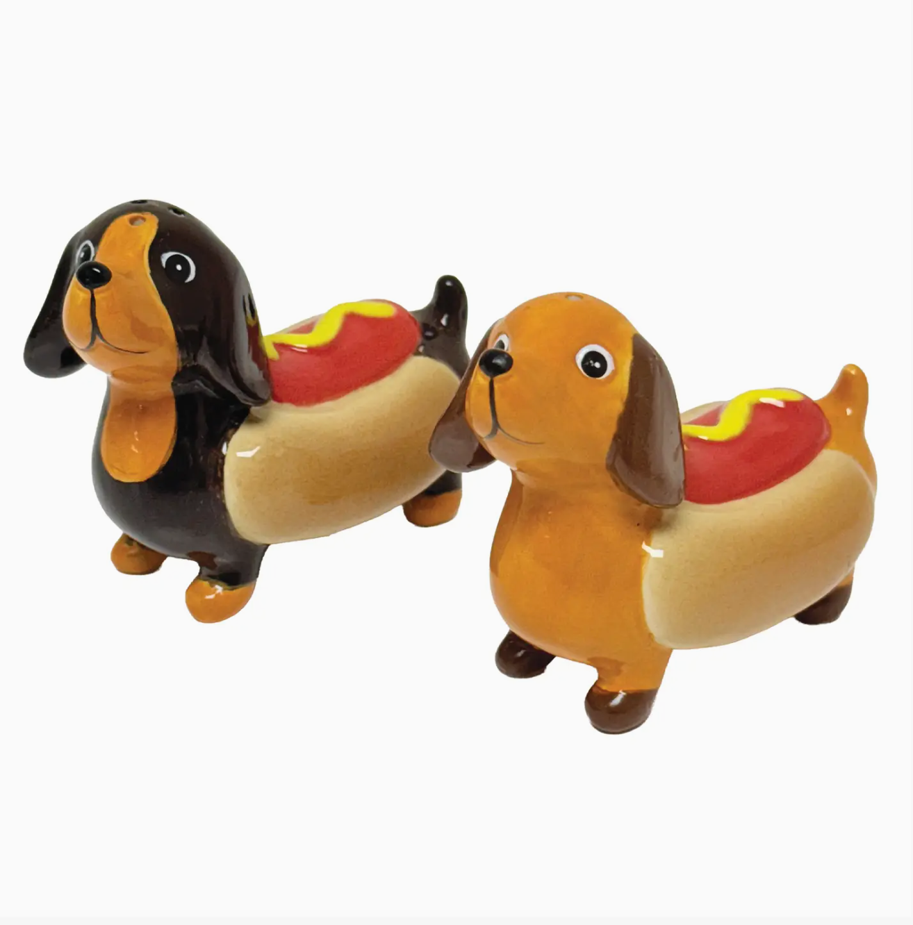 Hot Dog Salt & Pepper Shakers