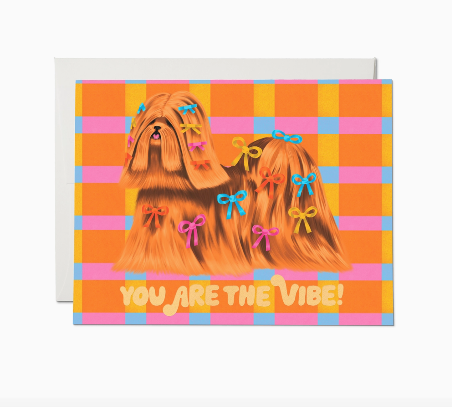 Puppy Vibe Greeting Card