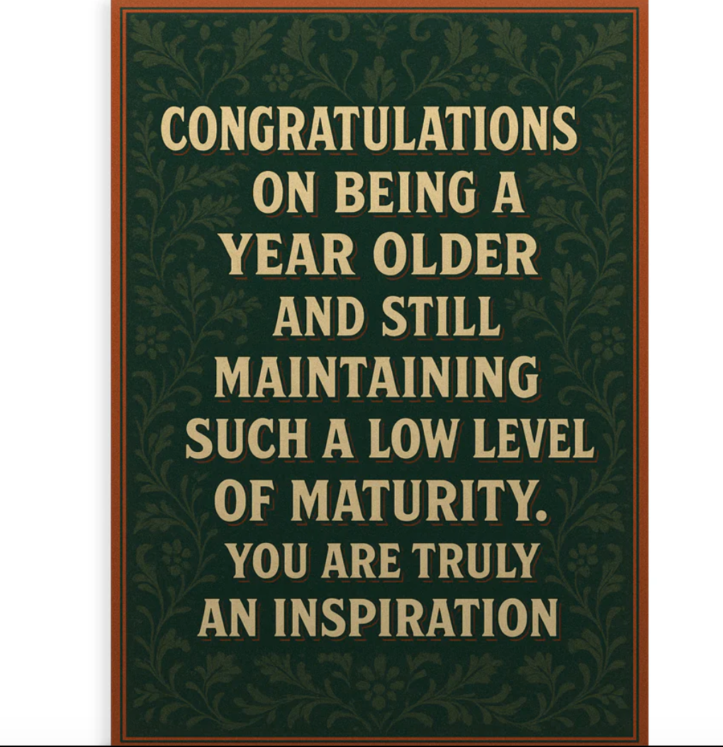 You Are Truly an Inspiration Greeting Card